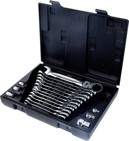KS Tools 503.4868 Ring-steeksleutelset 18-delig Sleutelbreedte (metrisch) 19 mm