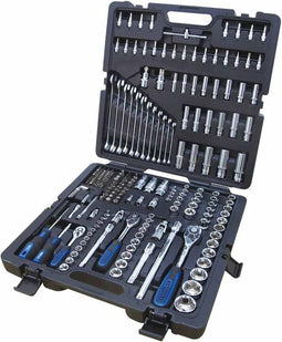 KS Tools CHROMEplus Ratelsleutel-. doppen- en bitset 216-delig 18.0216