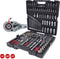 KS Tools CHROMEplus Ratelsleutel-. doppen- en bitset 216-delig 18.0216