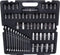 KS Tools CHROMEplus Ratelsleutel-. doppen- en bitset 216-delig 18.0216