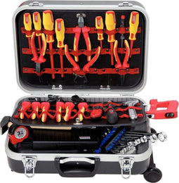 KS Tools Gereedschapspilotenkoffer (met inhoud) 195-delig Electricien