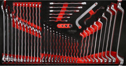 KS Tools Gereedschapssleutelset in schuimrubberen inzet, 55 stuks