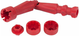 KS Tools Montagesleutel set voor WC-brillen 4-delig 123.0035