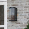 KS Verlichting Como Gevellamp - RVS - Zwart