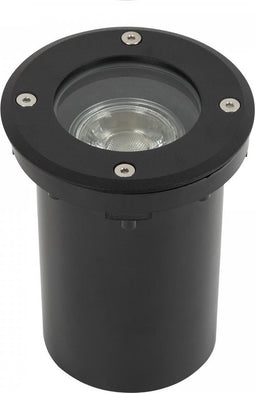 KS Verlichting Grondspot Zwart - Tuinspot - RVS - Ø11cm