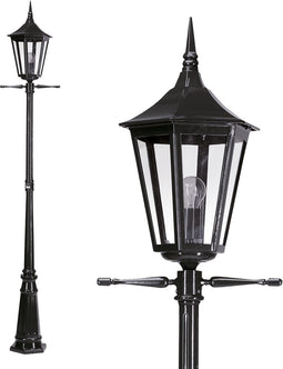 KS Verlichting lantaarn - Zeist tuinlamp - Klassiek - Zwart - E27