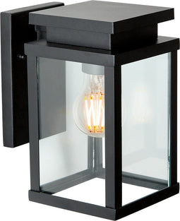 KS Verlichting Muurlamp Jersey - Zwarte buitenlamp - modern wandlamp - E27