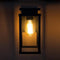 KS Verlichting Muurlamp Jersey - Zwarte buitenlamp - modern wandlamp - E27
