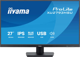 Iiyama ProLite XU2793HSU-B7 - 27" IPS Monitor - 100Hz verversingssnelheid - Zwart