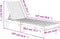 vidaXL - Ligbedden - 2 - st - 155x58x83 - cm - polypropeen - lichtbruin