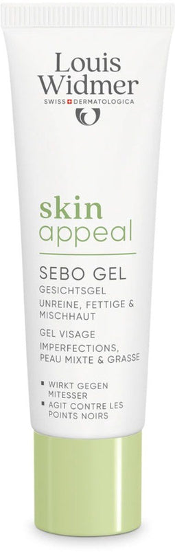 Louis Widmer Skinappeal - Sebo Gel - Voor onzuivere en vette huid - 30 ml