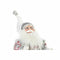Kerstversiering DKD Home Decor Kerstman Grijs Hout Polyester (42 x 22 x 48 cm)
