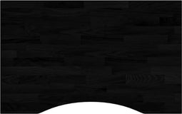 vidaXL - Bureaublad - rechthoekig - 80x60x2,5 - cm - eikenhout - donkerbruin