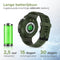Nuvance Outdoor Smartwatch - 45 mm - IP67 Waterdicht - Multi-sportmodus - Groen