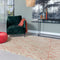 Furntastik Paredes Karpet, 160x230 cm, naturel/roze