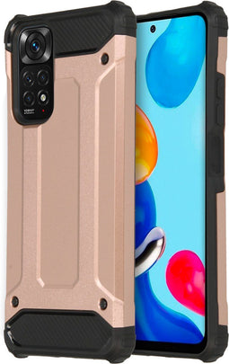 iMoshion Hoesje Geschikt voor Xiaomi Redmi Note 11 (4G) / Redmi Note 11S (4G) Hoesje - iMoshion Rugged Xtreme Backcover - Rosé Goud