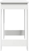 vidaXL - Bureau - 100x45x75 - cm - bewerkt - hout - wit