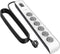 Belkin BSV603ca2m - Spanningsbeveiliger - 6x stopcontact - 650 J - Zwart/Wit