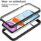 iMoshion Hoesje Geschikt voor iPhone 11 Hoesje - iMoshion 360° Full Protective Case - Zwart / Transparant