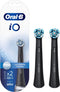 Oral-B iO Ultimate Clean - Opzetborstels - Verwijdert tot 100% tandplak - Zwart (2 stuks)