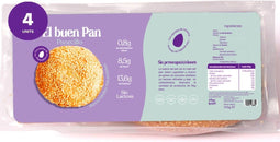 Hamburgerbroodje :Play Keto! El Buen Pan (4 Stuks)