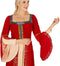 dressforfun - Vrouwenkostuum koningin XXL - Glanzend fluweel - Rood