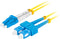Lanberg FO-SULU-SD11-0010-YE InfiniBand en Glasvezelkabel 1 m SC LC Geel