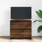 vidaXL - Tv-meubel - 60x35x54 - cm - bewerkt - hout - bruin - eikenkleur