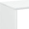 vidaXL - Kamerscherm - / - boekenkast - 69,5x29x69,5 - cm - bewerkt - hout - wit