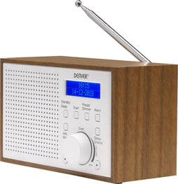 Denver DAB-46 - DAB+ / FM Radio - Wekkerradio - Wit