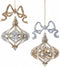 Orn.plc goud/zilver l11cm