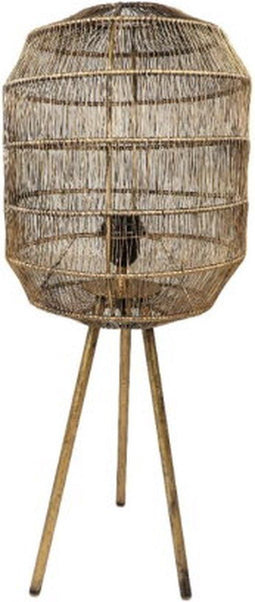 HSM Collection Tafellamp Marbella - ø26x65 - Goud - Metaal