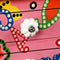 vidaXL - Wandtafel - handgeschilderd - massief - mangohout - roze
