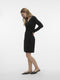 MAMA.LICIOUS MLMACY L/S JERSEY ABK DRESS - Dames Jurk - Maat L - Jersey