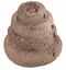 District 70 FUZZ - Donut Hondenmand - Warm en comfortabel - Mocca - M Ø 60 cm