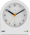 Braun BC22W - Wekker - Analoog - Stil uurwerk - Wit