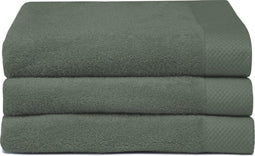Seahorse Pure - Badhanddoek - Set van 3 - Superzacht - 60x110 cm - Groen (3 stuks)