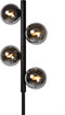 Lucide TYCHO - Vloerlamp - 4xG9 - 154 cm - Zwart