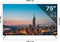 Google Smart TV | TeeView 75 inch QLED TV | 4K Ultra HD Google TV | 3xHDMI 2x USB | Ci+ | Triple Tuner DVB-T/T2/S/S2/C | Frameless Design | Smart TV | in Eindhoven geassembleerd | TeeView TV75QQG-EU