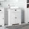 vidaXL - Wastafelkast - BODO - 70x35x80 - cm - wit