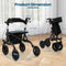 Coast Rollator - Opvouwbaar - Zitje - Max. 135 kg - Zwart