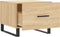 vidaXL - Salontafel - 50x50x35 - cm - bewerkt - hout - sonoma - eikenkleurig