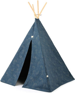 Speeltent - Phoenix Tipi tentje - Hut - - Nobodinoz - Bubble / Night blue - 149 x 100 cm