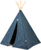 Speeltent - Phoenix Tipi tentje - Hut - - Nobodinoz - Bubble / Night blue - 149 x 100 cm