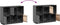 vidaXL - Dressoir - 110,5x35x80 - cm - massief - grenenhout - grijs