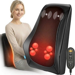 Lifeproducts Massagekussen - Shiatsu Nekmassage Apparaat - Warmtefunctie en Trilfunctie