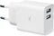Ksix 2x USB wandlader 2.4A -wit