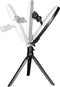 KSIX Live studio LED ring met tripod 14W zwart