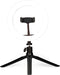 KSIX Live studio LED ring met tripod 14W zwart