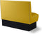 Bel Air Dinerbank Single Booth HW-120 Geel